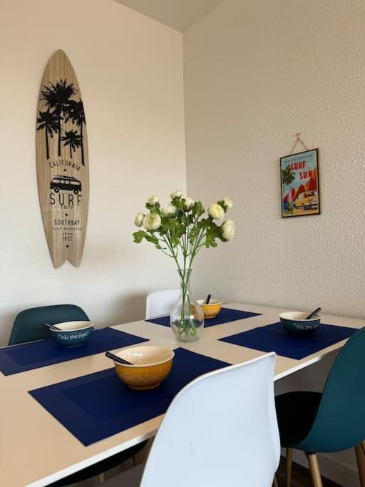Cap Ocean Appartement T2 Cosy Avec Balcon A 1 Min De L'Ocean Капбретон Экстерьер фото